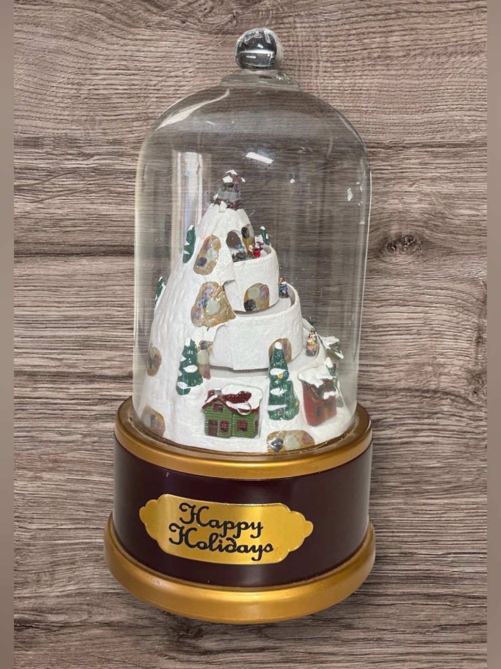 Cracker Barrel  Musical Christmas Cloche 30 Songs Nice Cond